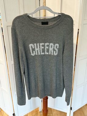 NWT Alex Marie Cheers Tinsel Festive Long Sleeve  Sweater  Large